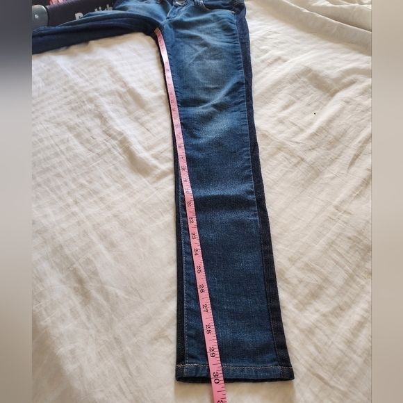 Paige Two-tone Mid-rise Kala Jeans Skinny Fit size 25 USA Made - Picture 7 of 7